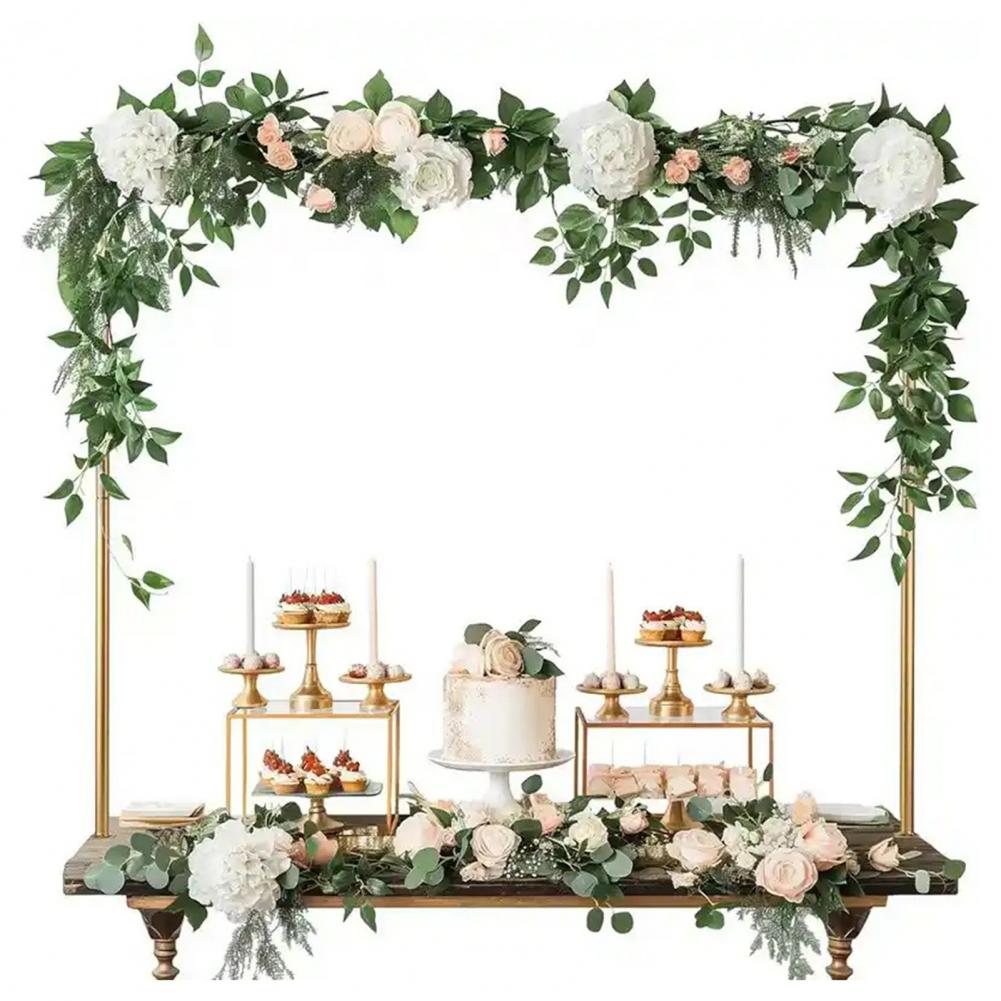 Portable Storage Table Rod Holder Table Arch Stand Metal Table Arch Rod Stand for Balloons Flowers Decoration at Wedding