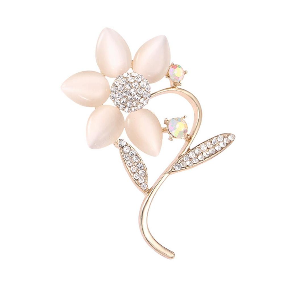 Pc Fashion Creative Flower Brooch Elegant Retro Korean Pin Beautiful Exquisite Jewelry Accessories Party Gift for Men and Women