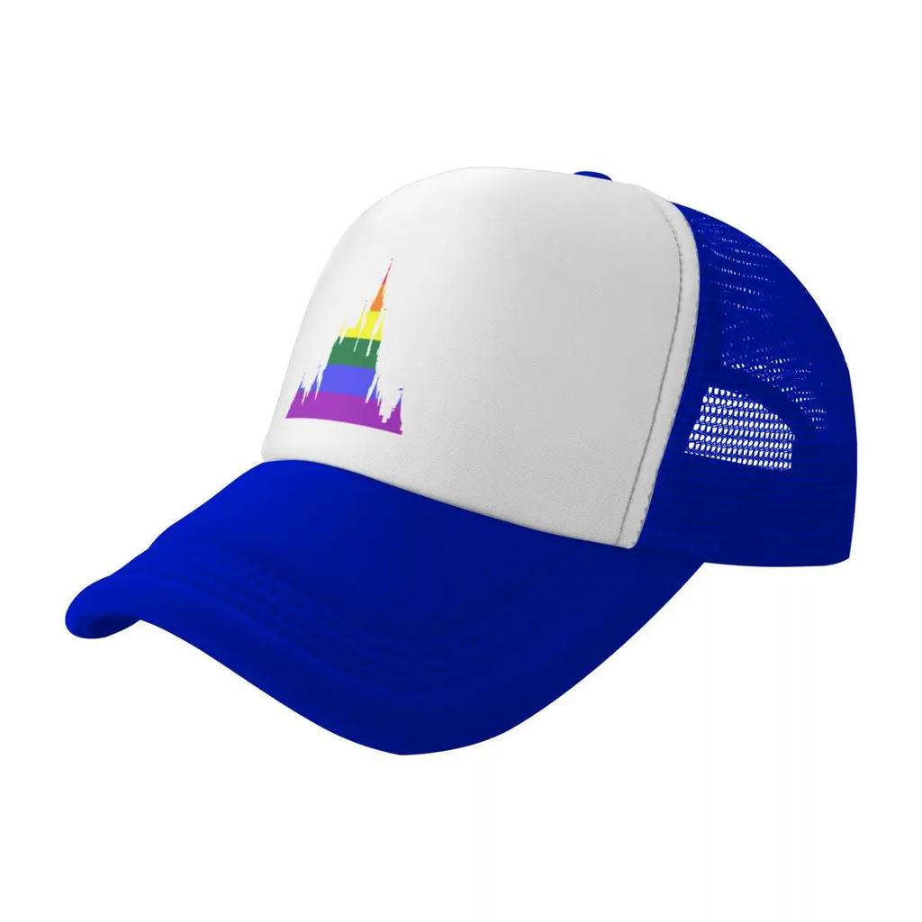 Rainbow Magic Castle Silhouette Mark III Baseball Cap Big Size Hat Anime Funny hats Male Womens