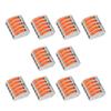 10Pcs Wire Block Clamp Terminal Quick Conductor Flexible Hard Cable Connector PCT215