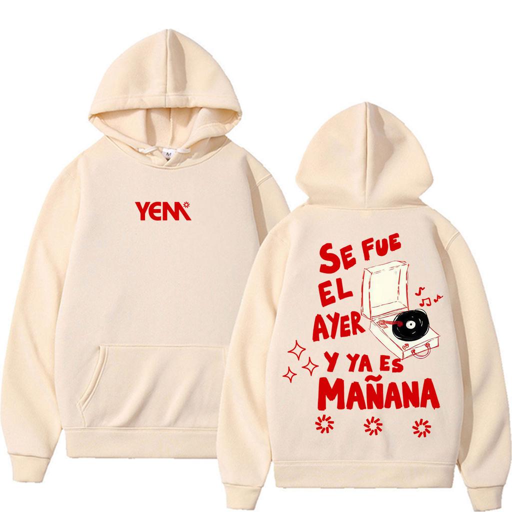 Morat Yem Se Fue El Ayer Y Ya Es Manana Print Hoodies Men Women Vintage Sweatshirts Casual Long Sleeve Pullovers