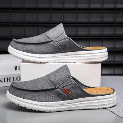 Pantofole Baotou in Tela da Uomo, Scarpe Casual Leggere da Uomo, Scarpe di Stoffa da Uomo