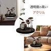 Hyack Miniature Drum Set 2D Drum Set Acrylic Design Art Panel Tabletop Interior Decoration