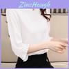 Abstract Chic Blouse With Modale Fabric For Office Work And Casual Wear