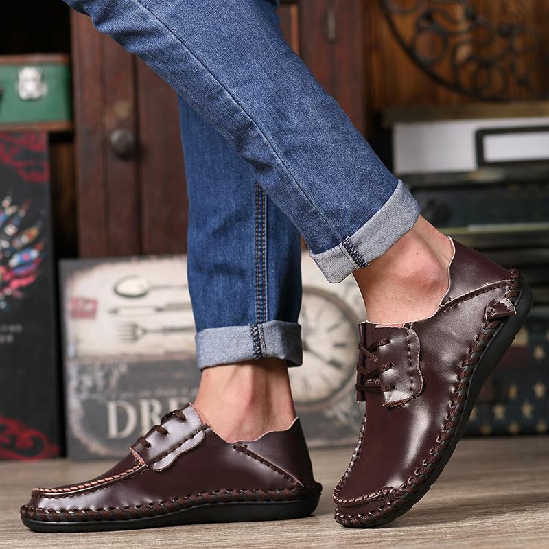 38-50 Men's Large Size Dress Shoes Casual Men's Driving Car Shoes