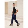 Pantaloni Casual Larghi da Uomo Abbigliamento Sportivo Palestra Corsa Abbottonati Pantaloni Lunghi Tinta Unita Pallacanestro Abbigliamento Sportivo