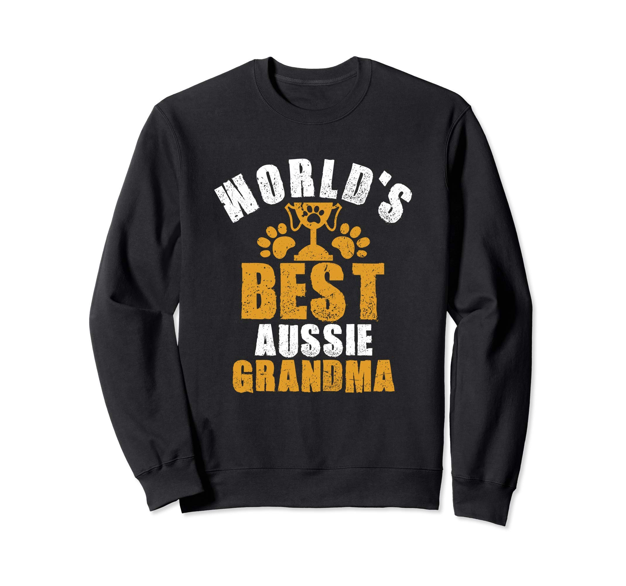 

Australian Shepherd Grandma Cute Dog Australian Grandma Gift Sweatshirt - чорний