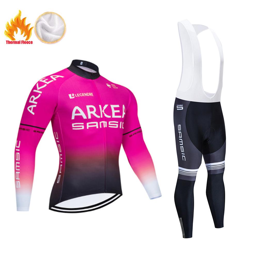 

Зимний термофлисовый комплект для велоспорта, джерси с длинным рукавом, велосипедная одежда для MTB, велосипедная одежда, велосипедный костюм, комплекты джерси 4XL