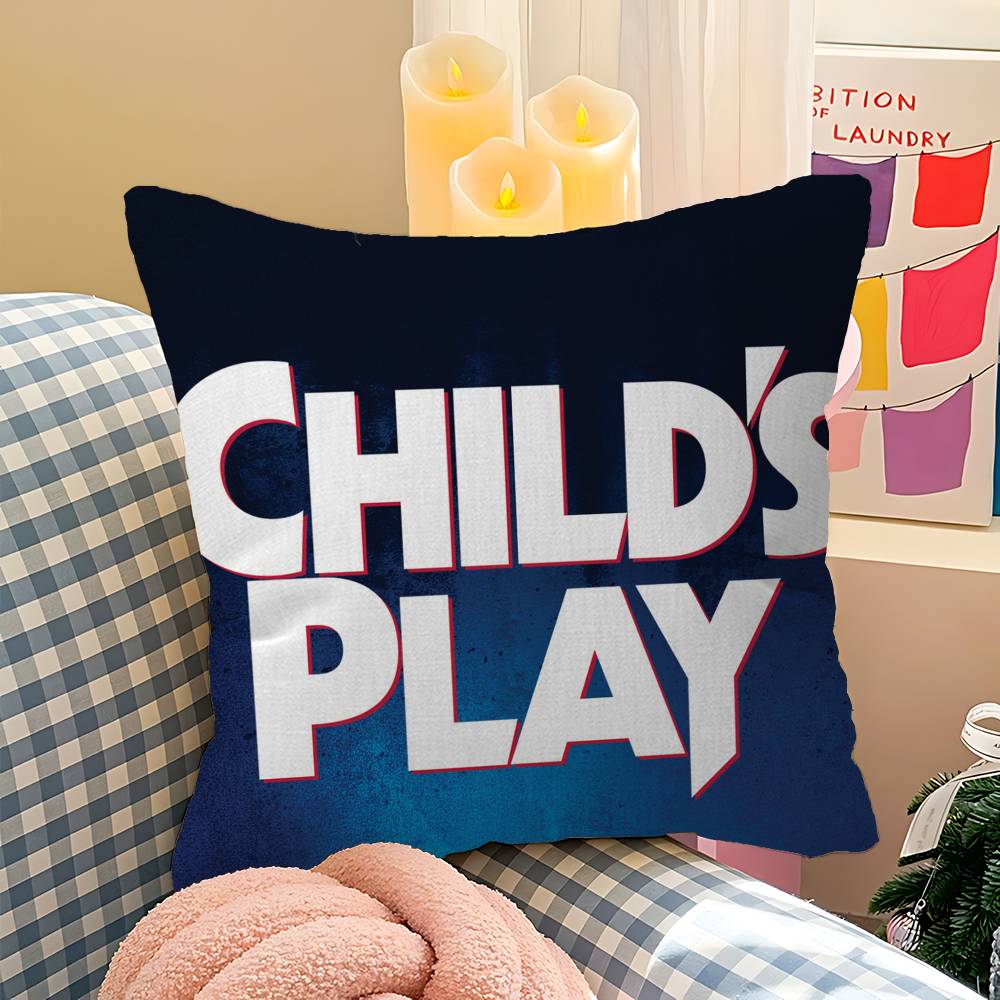 Klasyczna poszewka na poduszkę z filmu grozy Chucky Personalizowana Poszewka na poduszkę do pokoju dziecięcego Wystrój dzikiej imprezy Poduszka Prezent na urodziny dziecka Baby Shower