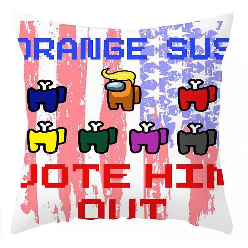 Pillow Game Case Throw Cushion Cover Home Sofa Decor Square Cartoon