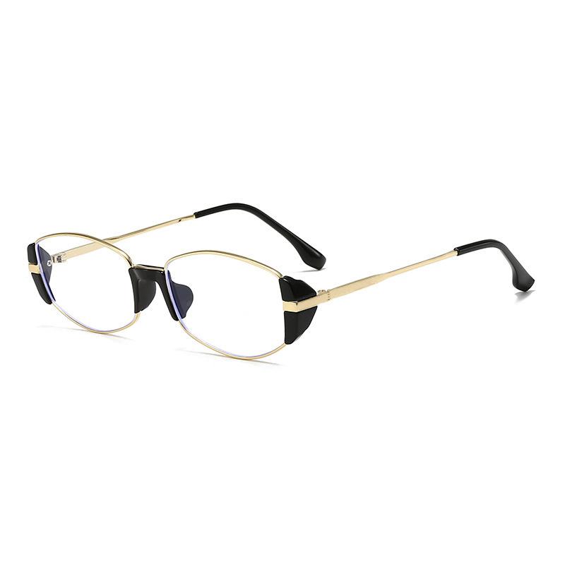 2025 New Modern Retro Premium Brown Narrow Frame Small Brown Glasses Women's Round Face Thin Cat Eye Sunglasses Sunglasses