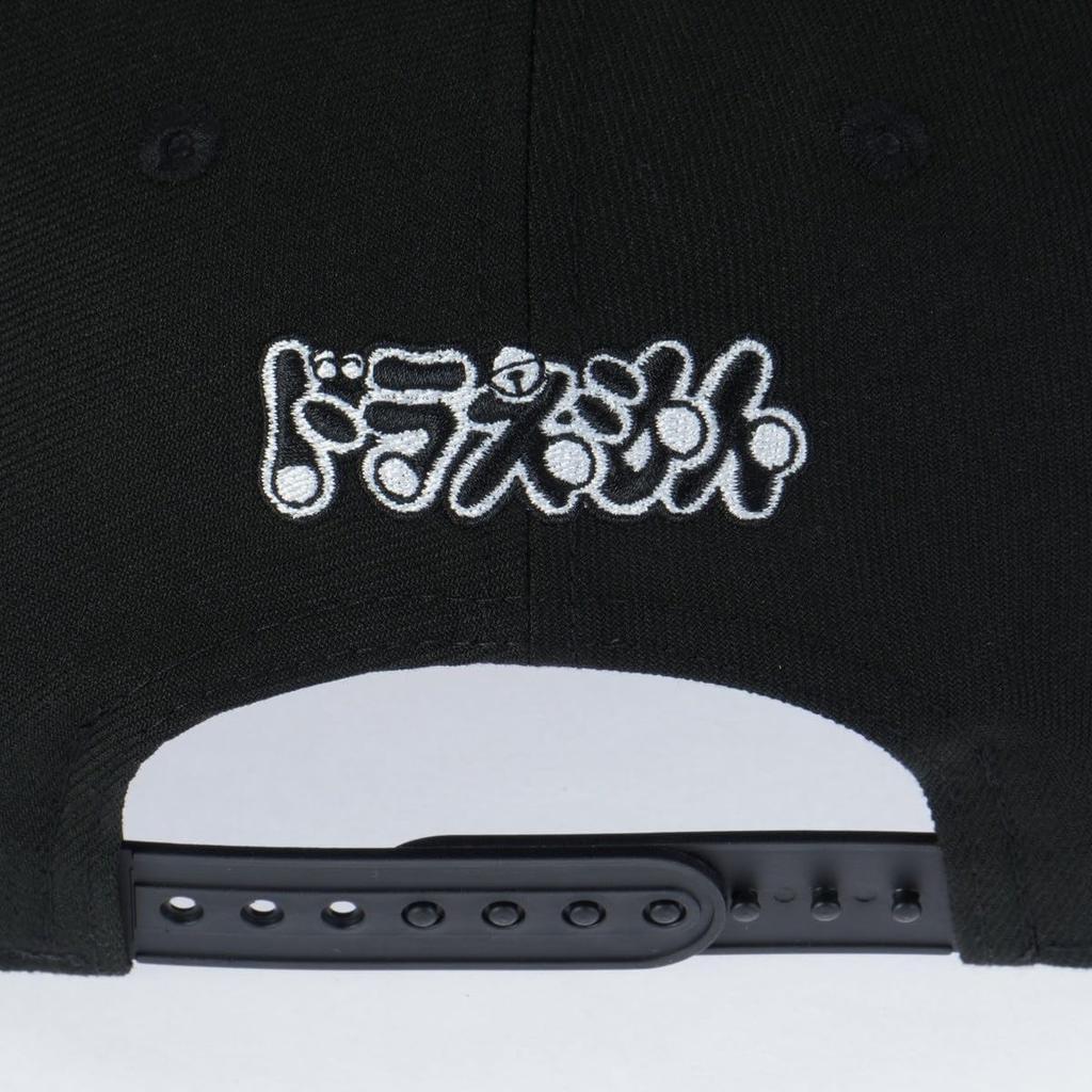 New Era 9FIFTY Snapback Doraemon Size DORAEMON CAP Cap, Collaboration, Black, L/XL (950 BLK)