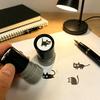 Sødt Sæt med Sorte Katte Stempler Selvfarvende Lysfølsomme Stempler til Notesbøger Kort Planlæggere Kreativt DIY Håndværksværktøj til Børn Voksne Lærer Belønninger
