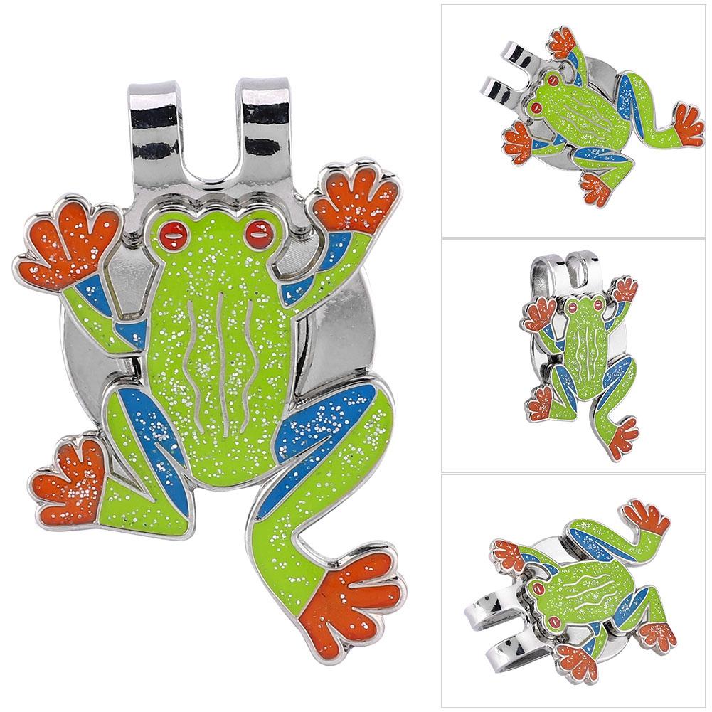 Durable Metal Golf Mini Magnetic Ball Marker Golfer Hat Visor Clip Accessory