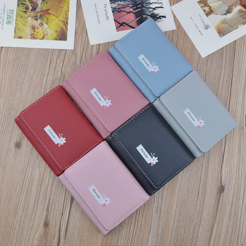 Portofel subțire și scurt pentru femei - la modă, simplu, cu capacitate mare, design pliabil moale