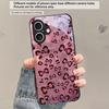 Abstract leopard print For iPhone 17 Air 16 E 15 Plus 14 Pro Max 13 12 mini 11 5 6 7 8 Plus XR XS Max SE Black Glass Phone Case