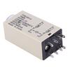 H3Y 2 Time Relay Power On Delay Timer 0 3M Minute 8 Pin 24V 110V 220V