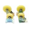 Medium White Nylon Universal Swivel Trolley Caster Wheel