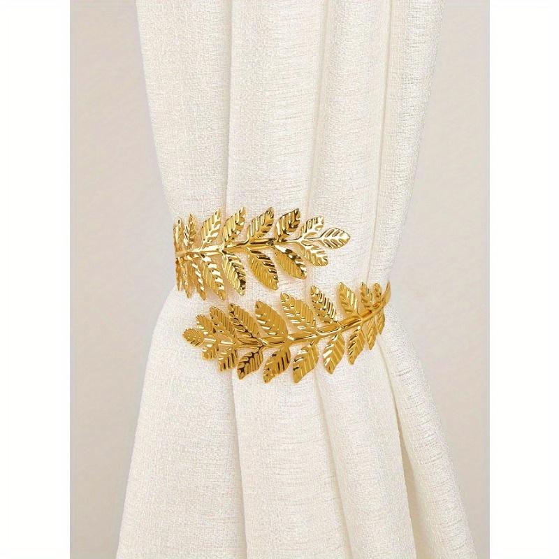 

1pc Metal Leaf Open Curtain Rings Gifts Birthday Graduation золотой