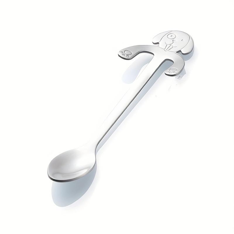 

1pcs Eco-Friendly Creative Stainless Steel Dog Hanging Cup Hugging Coffee Tea Soup Sugar Spoon Teaspoons Kitchen Tableware