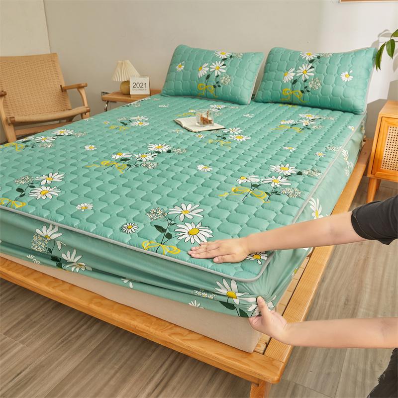 Couple Bed  Double Bed Sheets Mattress Covers 2 People Bed Cover Elastic Fitted Sheet 140 160x200 Queen  Bedspread Bed Linen