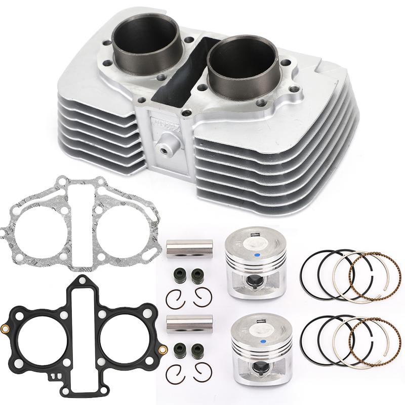 Cylinder Piston Gasket Kit 53mm For Honda Rebel 250 CMX250 CB250 Nighthawk 96-15