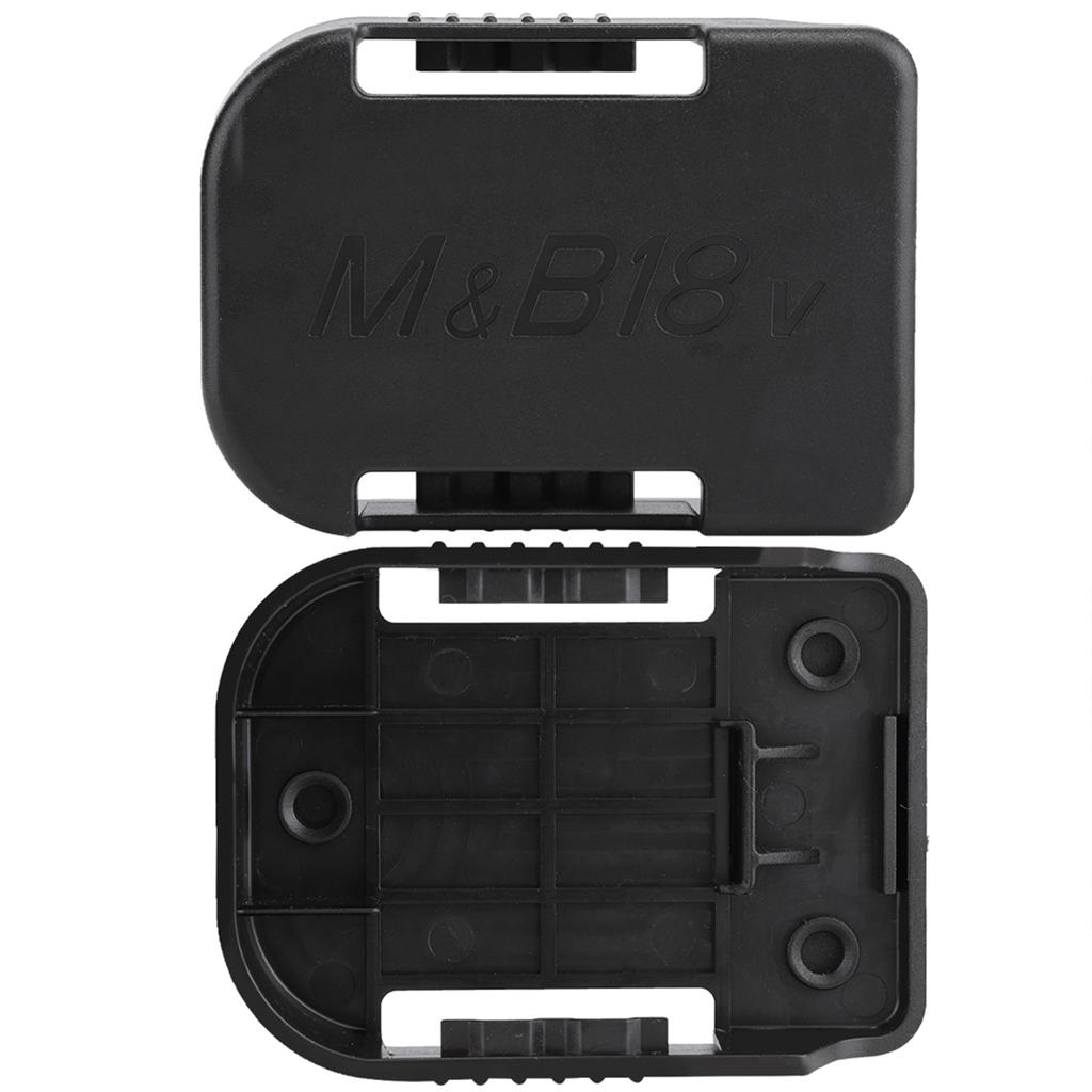5PCS Strong Black Battery Holder Tool Battery Mounts For Makita Bosch 18V