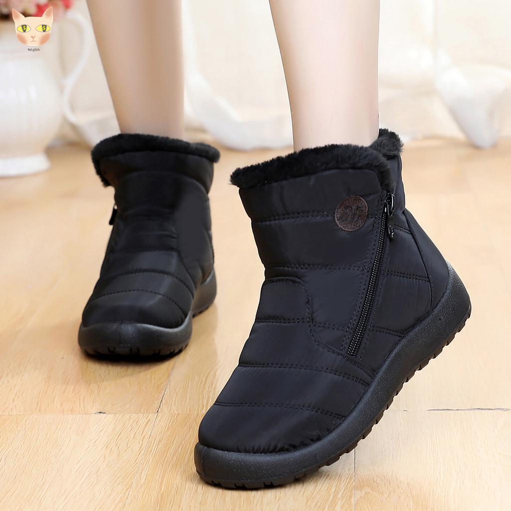 Gogo Botas de nieve de mujer Botín corto de invierno Botín impermeable  Calzado cálido Zapatos cálidos comprar a buen precio — entrega gratuita,  reseñas reales con fotos — Joom