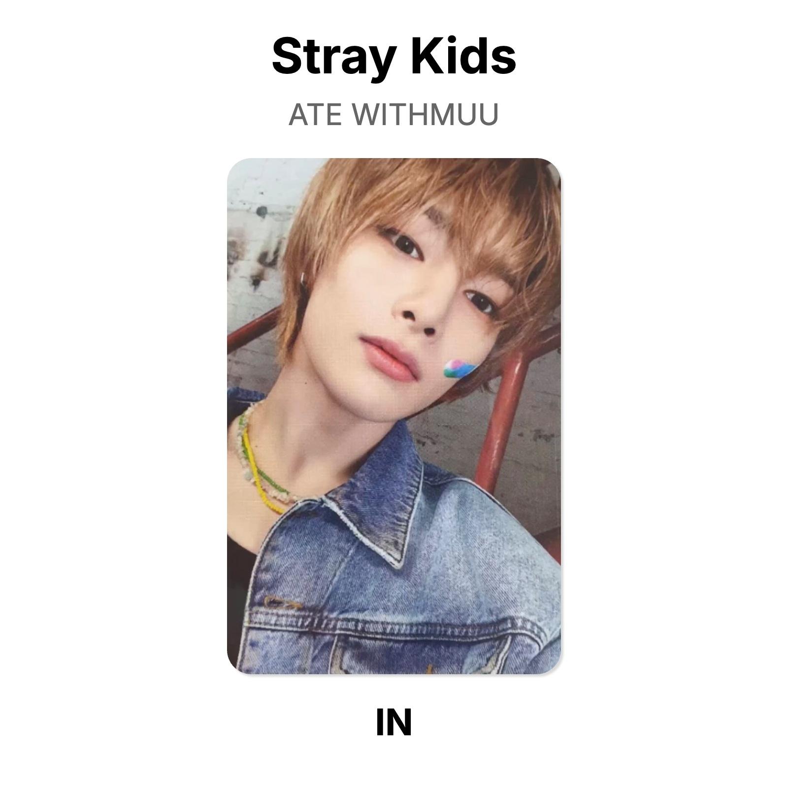 Stray Kids ATE WITHMUU Official Photocard I.N