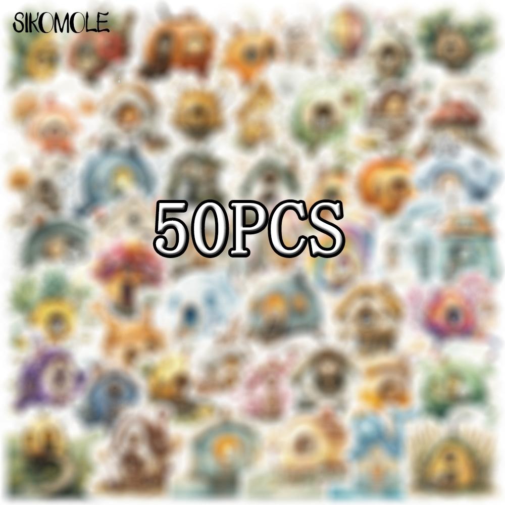 10 30 50Pcs Cartoon The Home Of Small Animals Stickers Aesthetic Fridge Laptop Phone Diary Stationery Graffiti Sticker Kid Toy