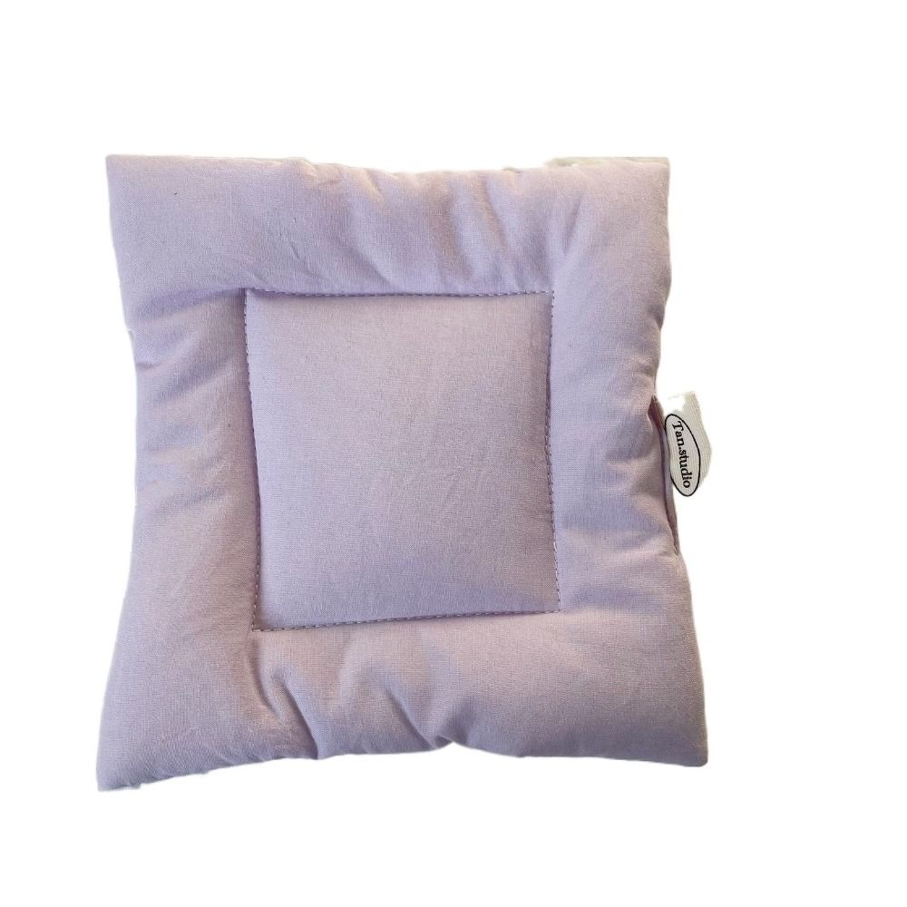 

2pcs Dopamine Color Quilted Coasters Multi-color Insulation Pad Solid Color Coaster Living Room