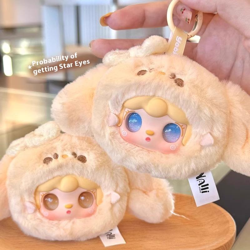 Yooki Roztomilá Králičí Série Slepá Krabička Plyšové Panenky Hračky Přívěsek Dekorace na Batoh Klíčenka Překvapení Tajemná Krabička Sběratelský Dárek