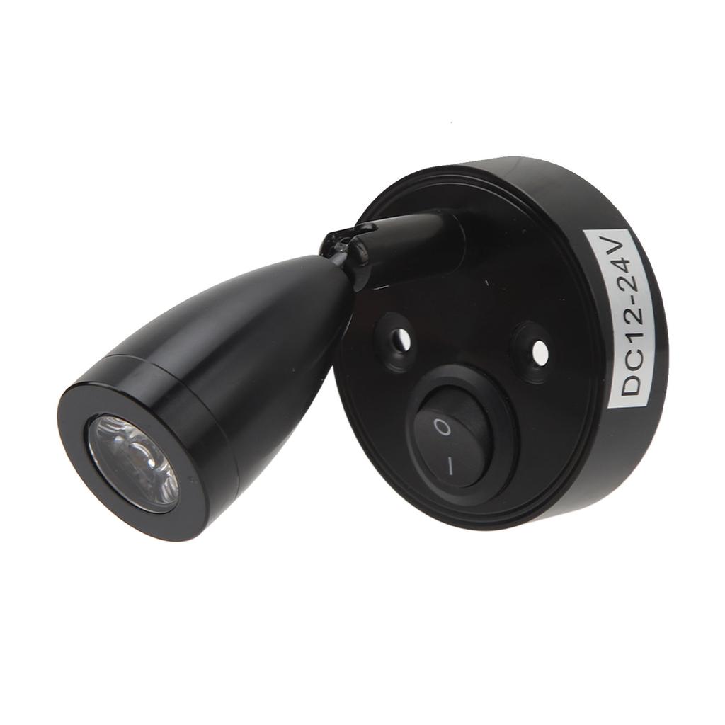 RV 12V to 24 V Reading Light Polished LED Berth Boat Marine Reading Lights for Truck Ship Trailer