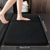 Anti-slip Water-absorbent Bathroom and Entrance Mat - Quick Dry, Solid Color