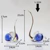Transparent Crystal Swan Ornaments Creative Artwork Desk Decoration Gold-plated Swan Sculpture Modern Home Decor Accessories