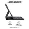 Logitech iPad Keyboard iK1053BK Schwarz, Bluetooth-Tastatur, integrierte Hülle, kompatibel mit iPad 5. und 6. Generation, Akkulaufzeit bis zu 4 Jahre, SLIM F
