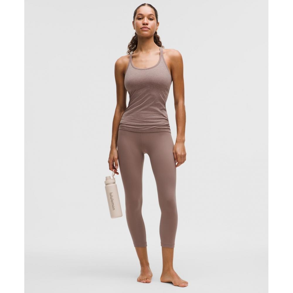 Lululemon EBB To Street Tank Top  Light Support  B C Cup Ashen Rose