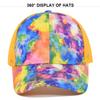 High Quality Batik Dyeing Baseball Cap For Men Women Mesh Breathable Sun Protection Adjustable Outdoor Sports Beach Travel Hat
