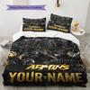 Name Custom Duty Call Ghost Pattern Bedding Set Quilt Cover Pillowcase Home Decor Gift (1 * duvet cover + 2 * pillowcase, without core)