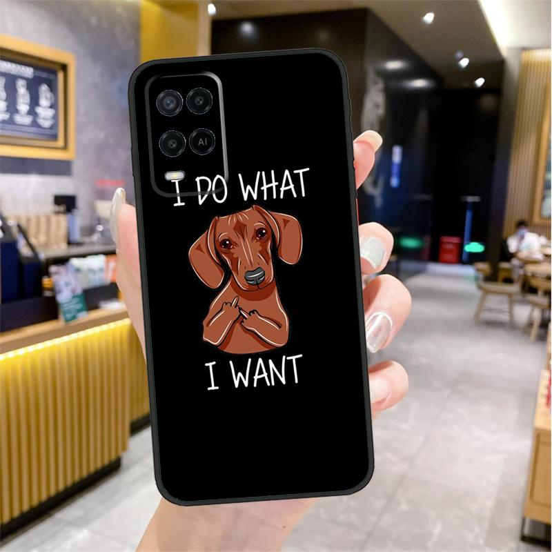 Dachshund Teckel Dackel Dog Case For Oppo A96 A76 A16 A17 A18 A60 A80 A40 A38 A58 A78 A98 A94 A74 A54 A15 A57 A77 A5 Pro