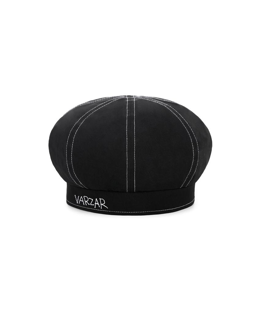 Bajal Scribble Point Beret Black