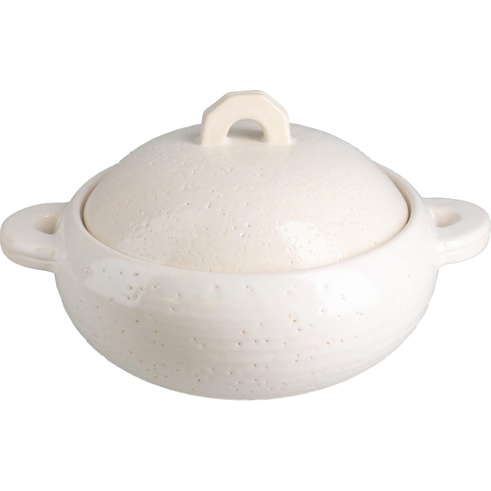 

Hase Seito Hasenen Earthenware Earthenware For Can be directly Can be heated in the Oven Ceramic drainboard Iga Made in Pot, Multi-use Pot, 2-3 белый