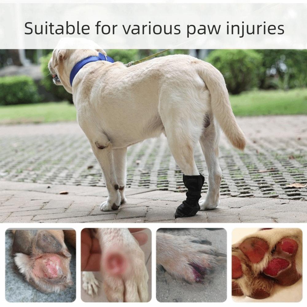 Adjustable Wound Recovery Boot Breathable Dog Shoes Professional Dog Foot Cover  Outdoor Activities