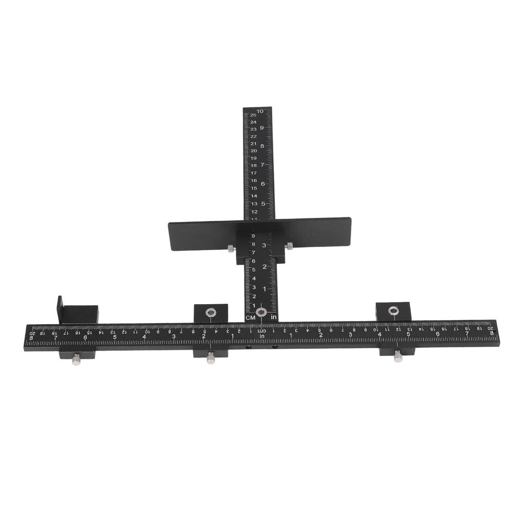Cabinet Hardware Jig Aluminium Alloy Drill Guide Cabinet Handle Jig for Woodworking