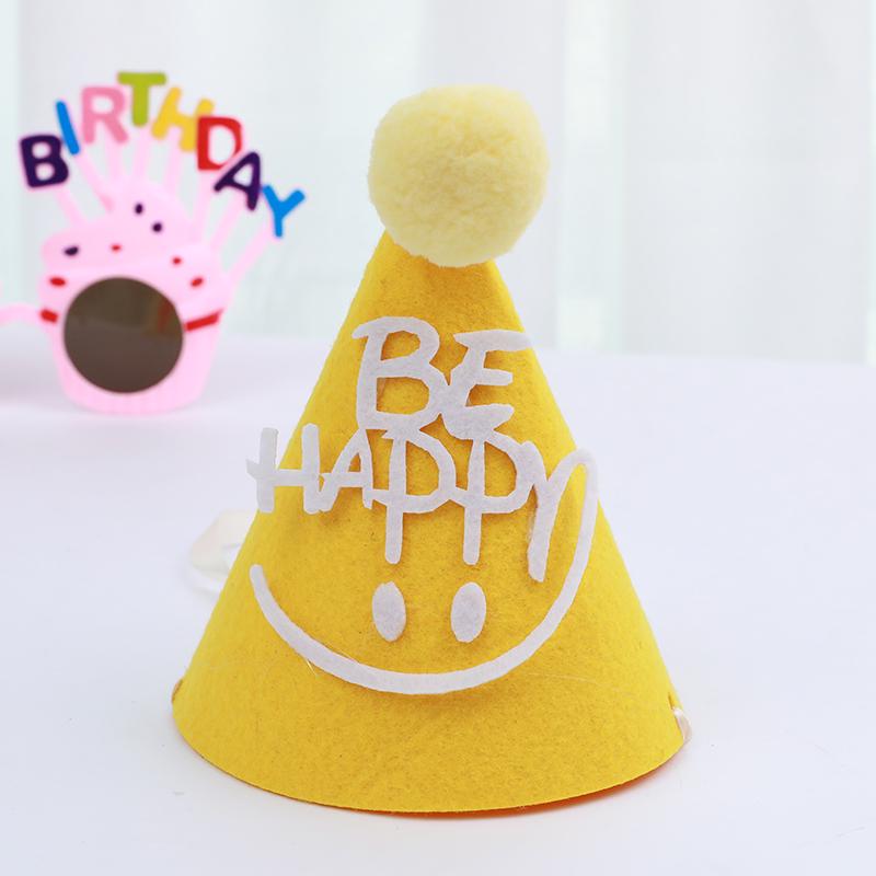 Korean Baby Bow Birthday Hat for 1-Year-Olds - Cake Decoration Accessory