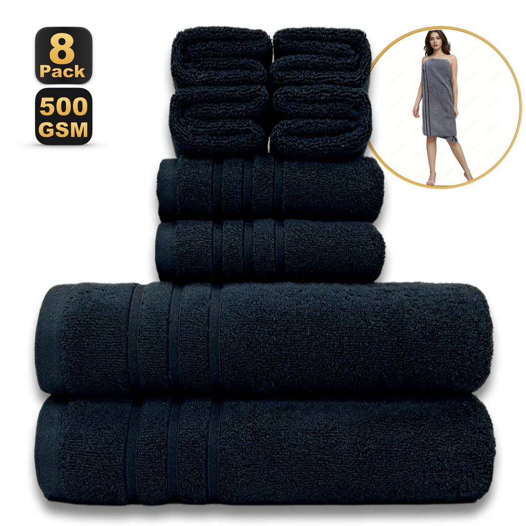 Pamuklu Havlu Banyo Havlusu Kare Havlu Sekiz Set Pamuklu Banyo Havlusu 80 * 160 Yüz Yıkama Büyük Havlu Sıcak ve Rahat Ev Günlük İhtiyaçlar