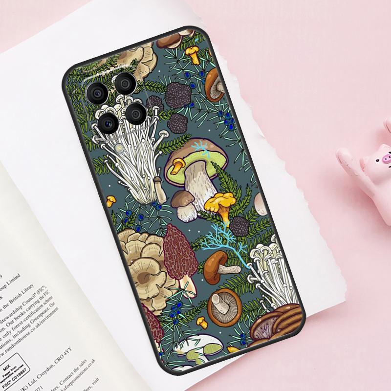Wild Forest Mushroom Case For Samsung Galaxy M51 M55 M35 M15 M56 M36 M16 M06 M13 M33 M53 M12 M32 M52 M14 M34 M54
