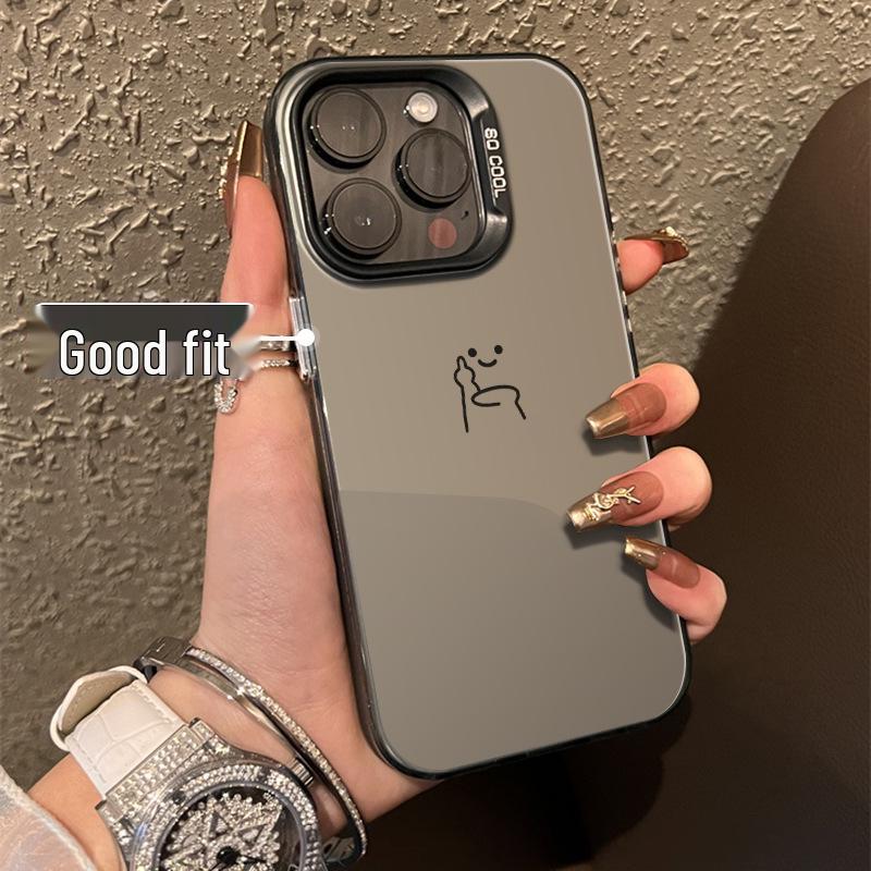 Unique and Quirky Phone Case for iPhone 12 Pro Max/13/14/15/16/17 Silver