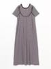 B:MING by BEAMS Cami Dress & Cardigan Set, Women's, LT_PURPLE, Free Size