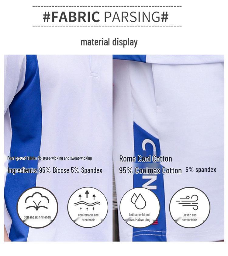 Summer Academy Parent-Child Sportswear Set - Short Sleeve Top & Shorts for Running, Training, Coaching, or Class Uniforms